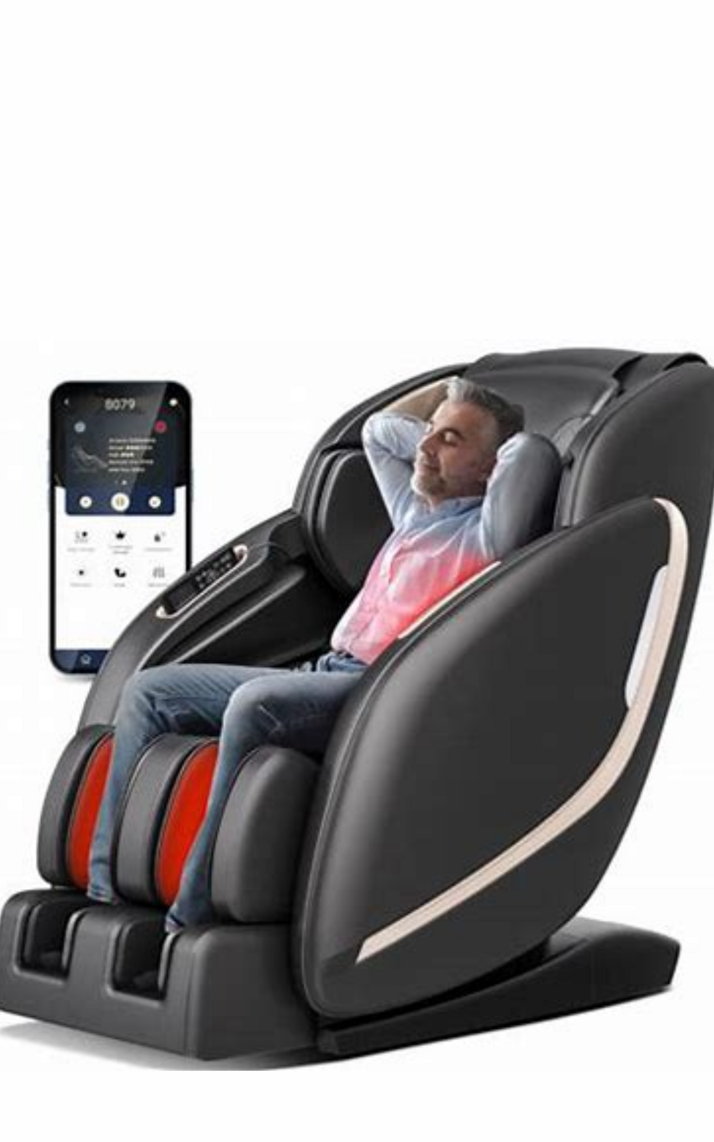 Synca CirC 3 Zero Gravity Massage Chair with Reversible Ottoman